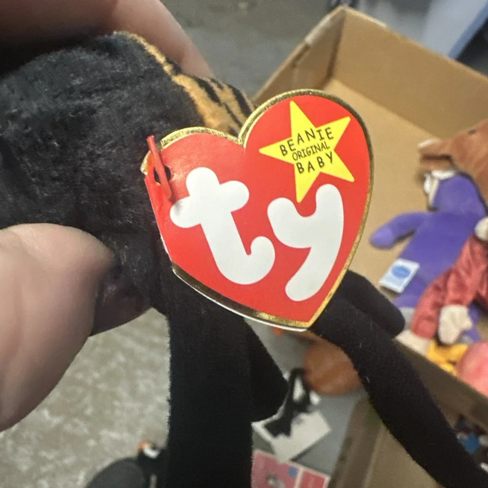 Ty Beanie Babies Collection Spinner The Spider‎ Bean Bag Toy Collectible